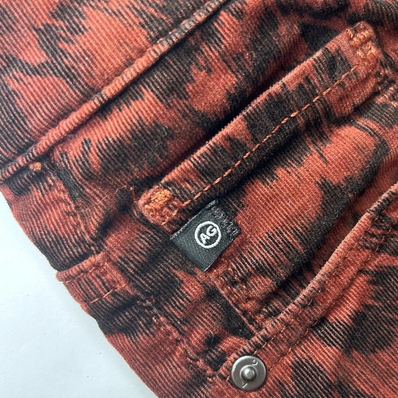 AG Adriano Goldschmied Farrah High Rise Skinny Ankle Leopard Print Corduroy Jean - Picture 12 of 17